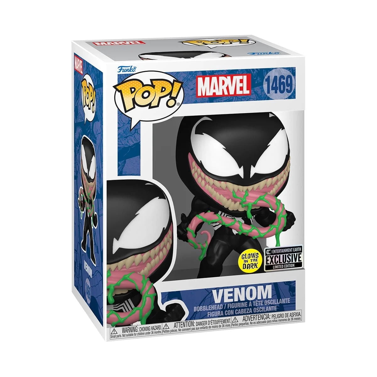 Venom with Ooze Funko Pop! Marvel - Glow E.E Exclusive Collectible Vinyl Figure #1469