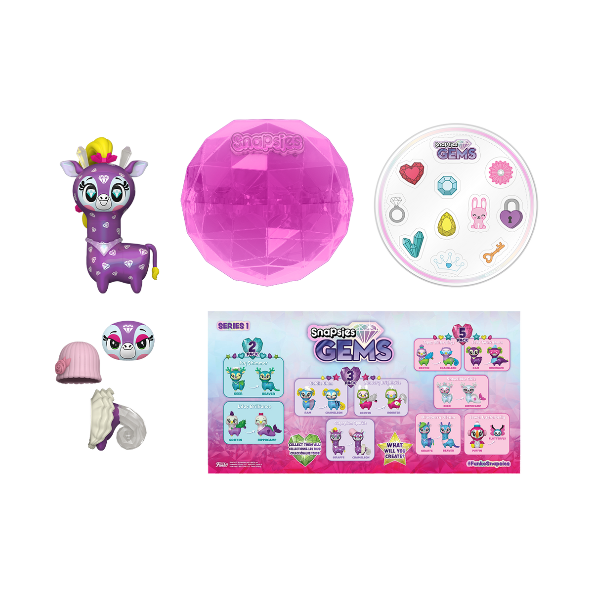 Snapsies: W3 Gems - 3PK (Holiday)