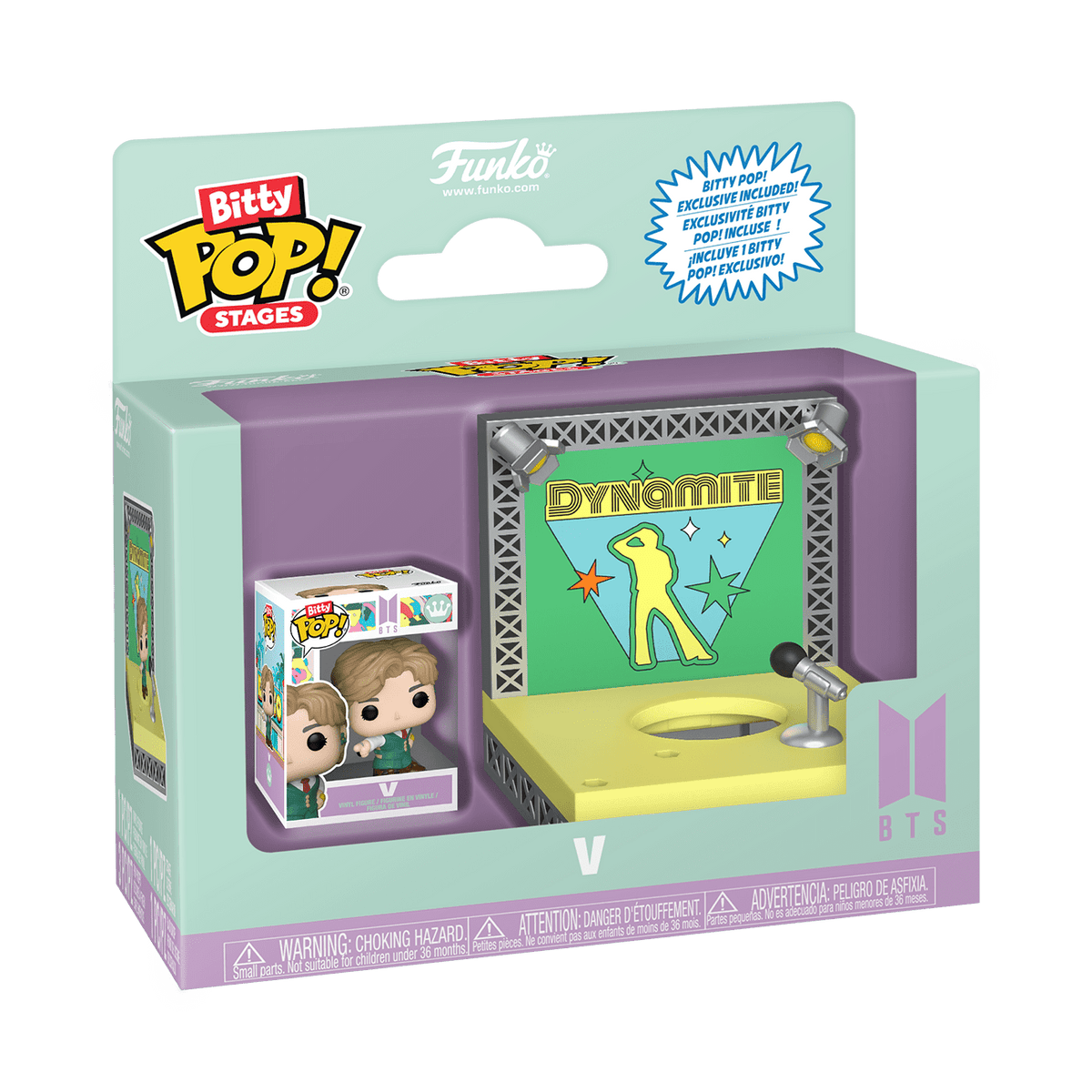 Funko Bitty POP! Stage: BTS - Dynamite - V Collectible Vinyl Mini-Figure