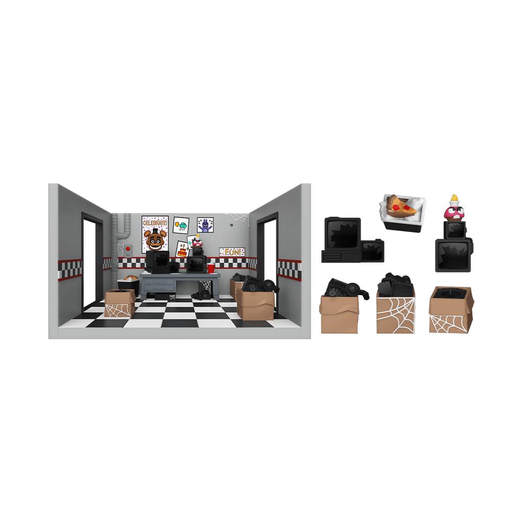Funko SNAPS! Five Nights at Freddy's - Freddy and Security Room Playset with Action Figure, collectible