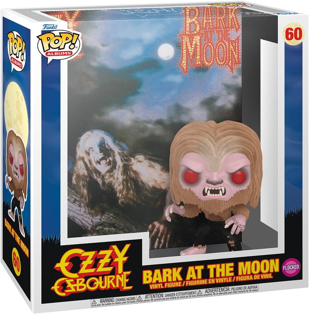 FUNKO POP! Cover with Case: Ozzy Osbourne - Bark at the Moon (Flocked)