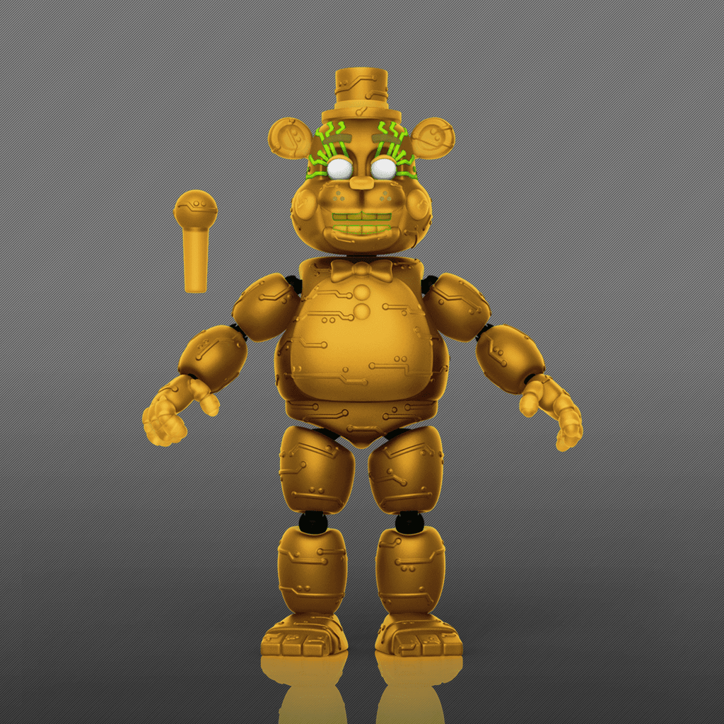 Action Figure: Five Nights at Freddy's - Freddy (Orange Glow) (Walmart Exclusive)