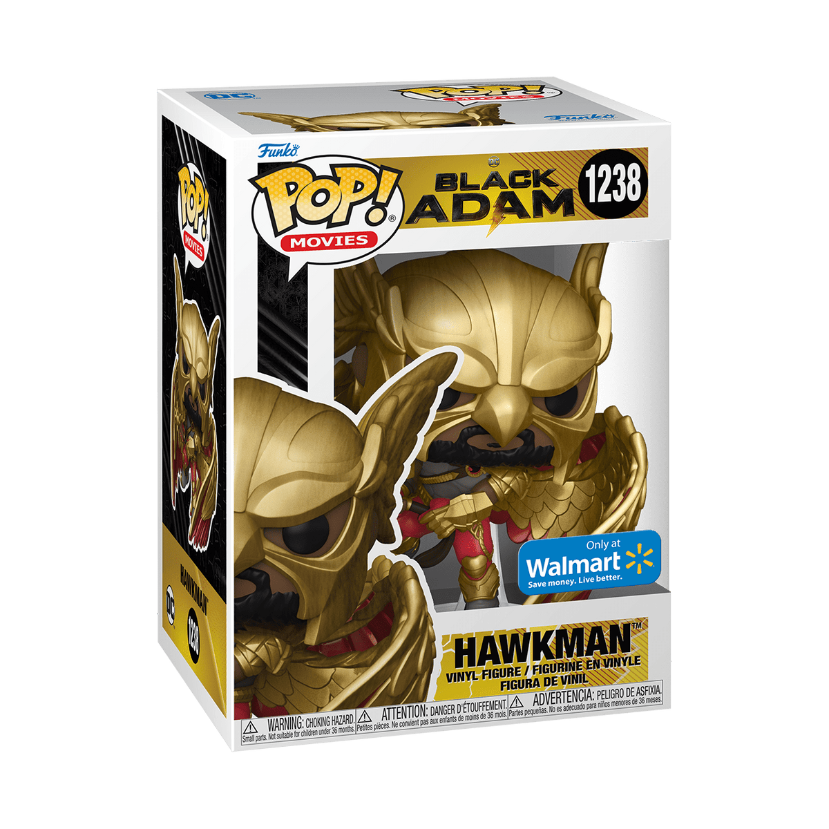 Funko Pop! Movies: Black Adam - Hawkman Vinyl Figure (Walmart Exclusive)