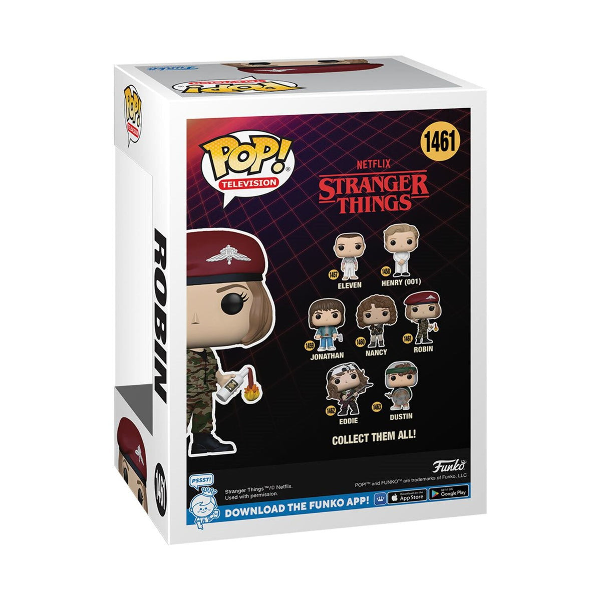 Funko POP Stranger Things S4 Robin with Cocktail Figure #1461
