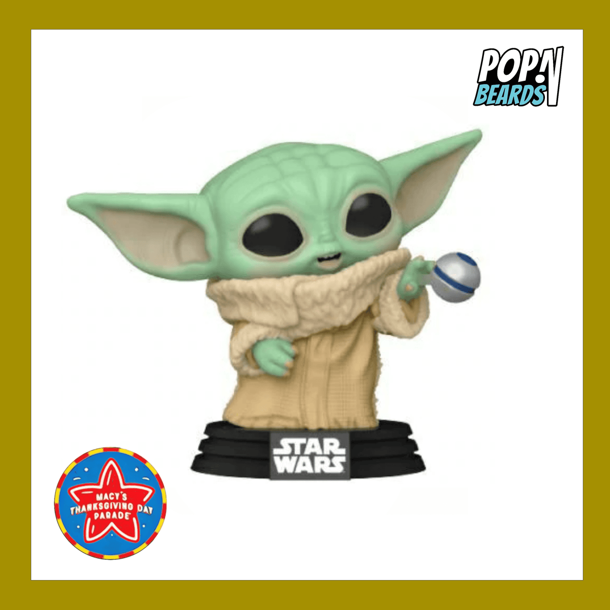 Pop Star Wars The Mandalorian 3.75 Inch Action Figure Exclusive - Grogu Macy's Thanksgiving Day Parade #474