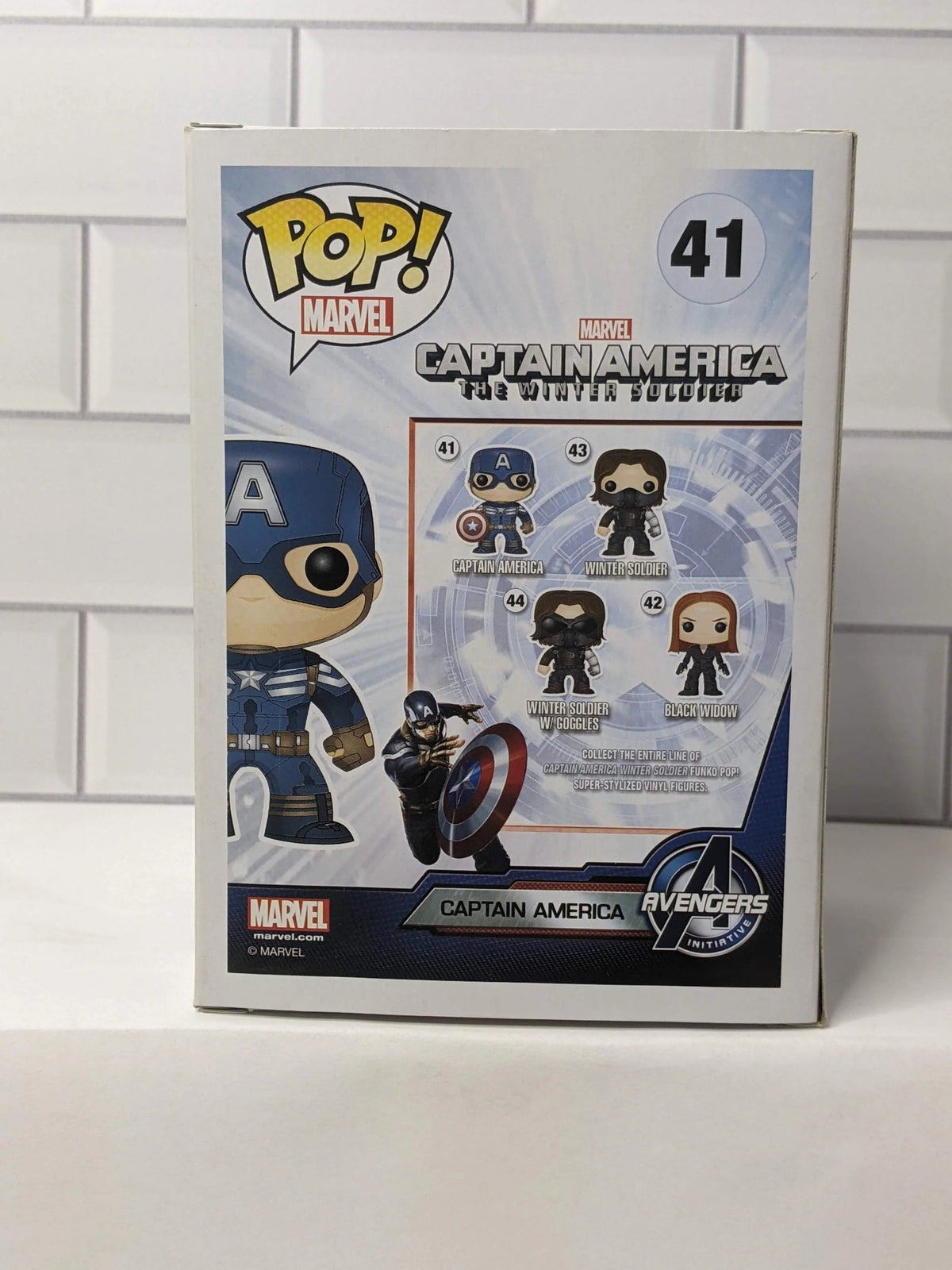 Funko POP Heroes: Captain America Movie 2 - Captain America Action Figure