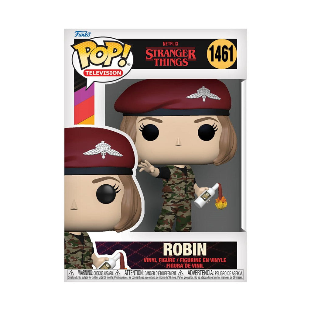 Funko POP Stranger Things S4 Robin with Cocktail Figure #1461