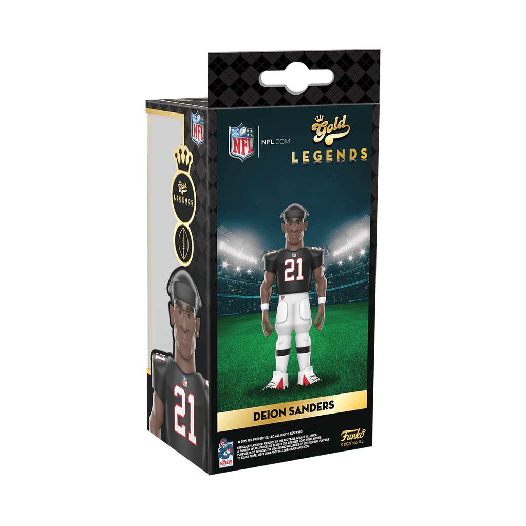 Gold 5" NFL: Atlanta Falcons - Deion Sanders with Chase