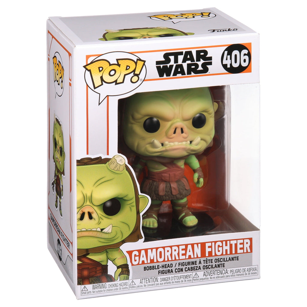 Funko Pop! Star Wars The Mandalorian Collectible Gamorrean Fighter Action Figure, 6.4" x 4.55"