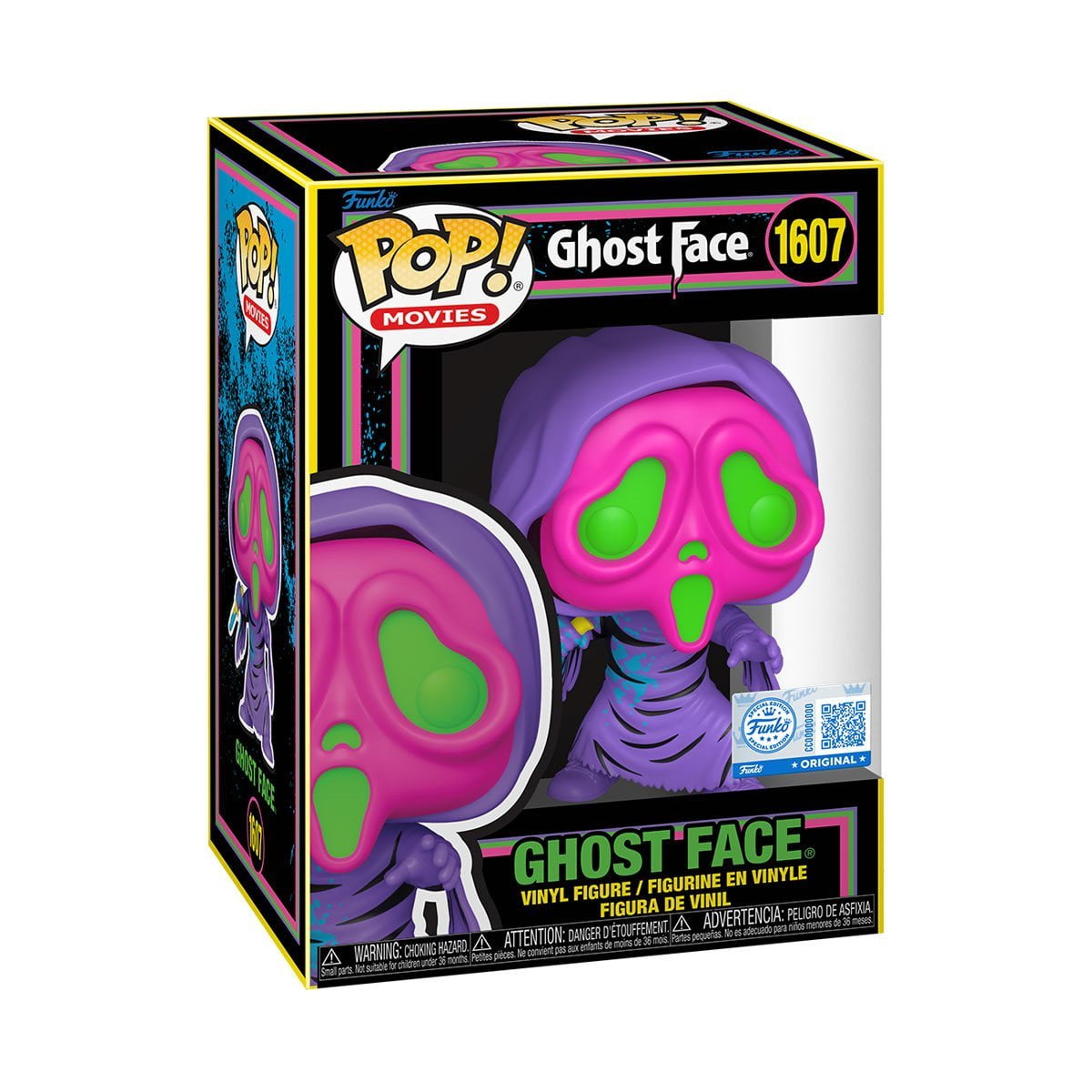 Funko Pop! Black Light Ghost Face Figure #1607