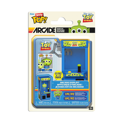 Funko Bitty POP! Arcade: Toy Story - Alien Claw Machine with Alien Collectible Glow-in-the-Dark Vinyl Mini-Figure