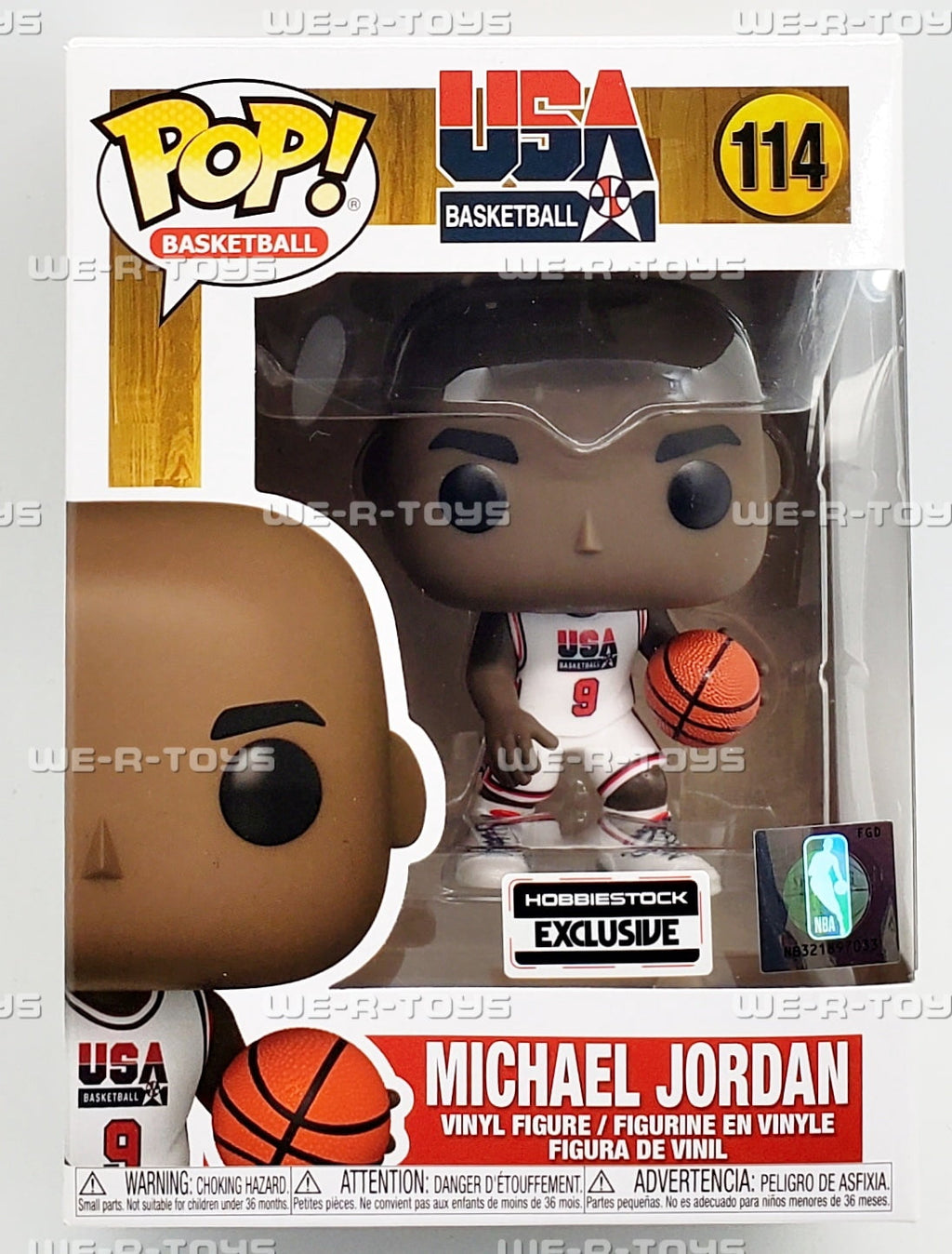 Funko POP! NBA: Legends - Michael Jordan (1992 Team USA White)